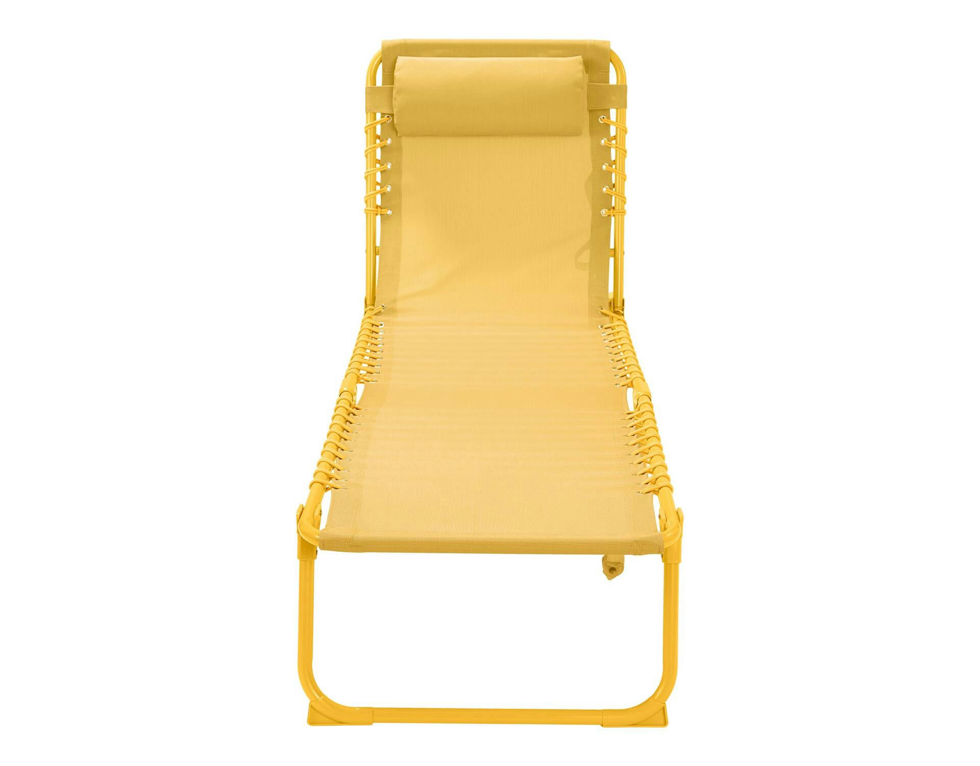 For Living Folding Lounger, Yellow