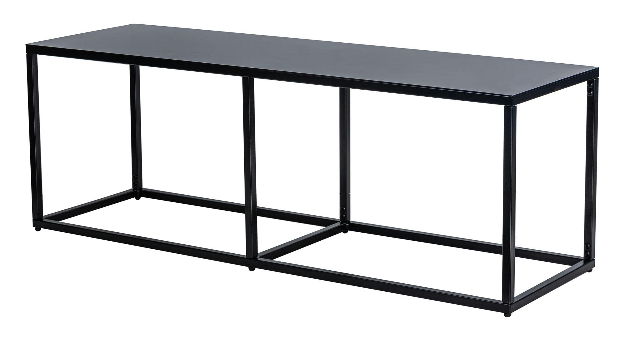 - Banc en métal style industriel noir