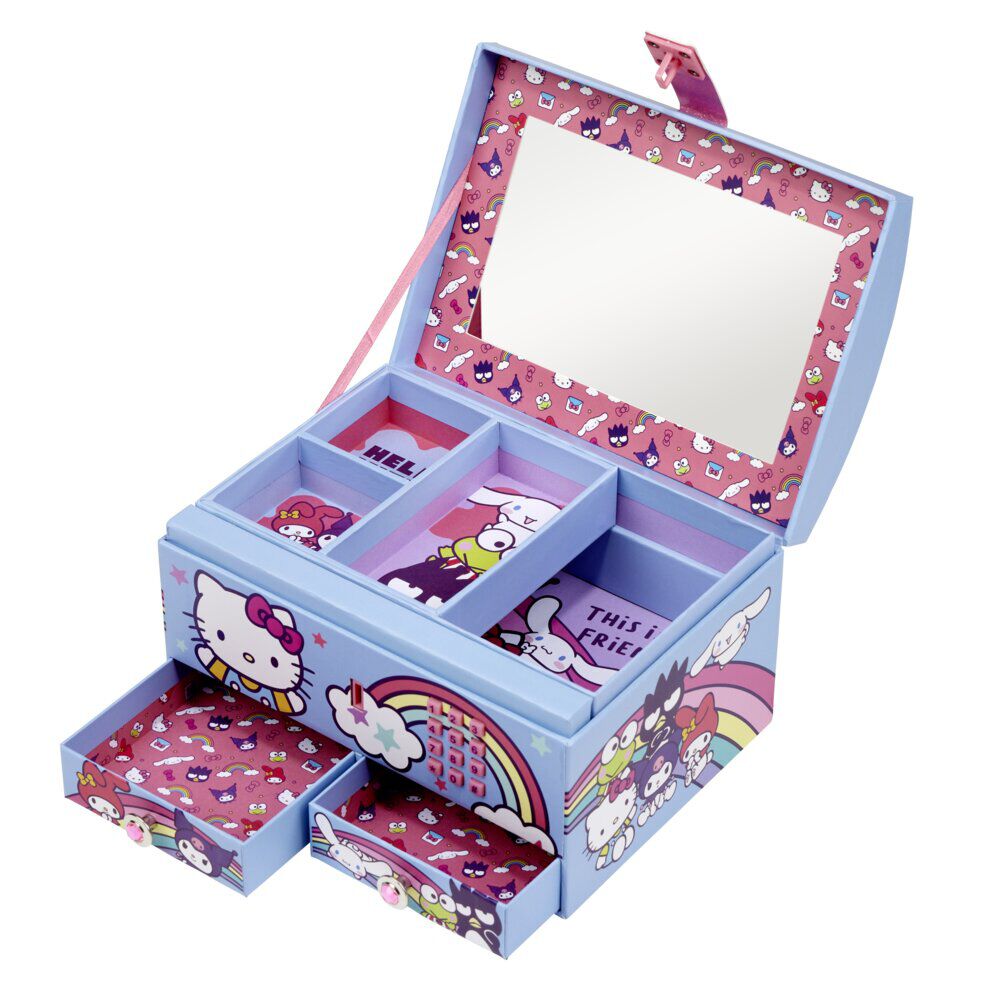 BoÎte à bijou Hello Kitty avec code secret 20x12xH14cm