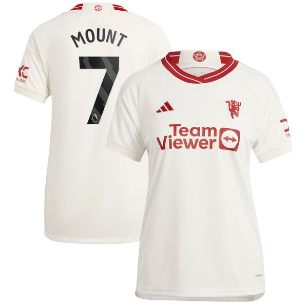 Mason Mount Manchester United adidas 2023/24 Third Replica Player Jersey - White