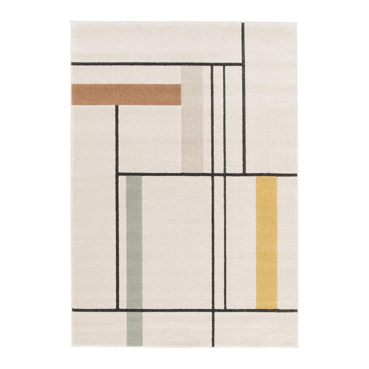 AFK Living vloerkleed Piet - zeer zacht - veelkleurig - 120 x 170 cm