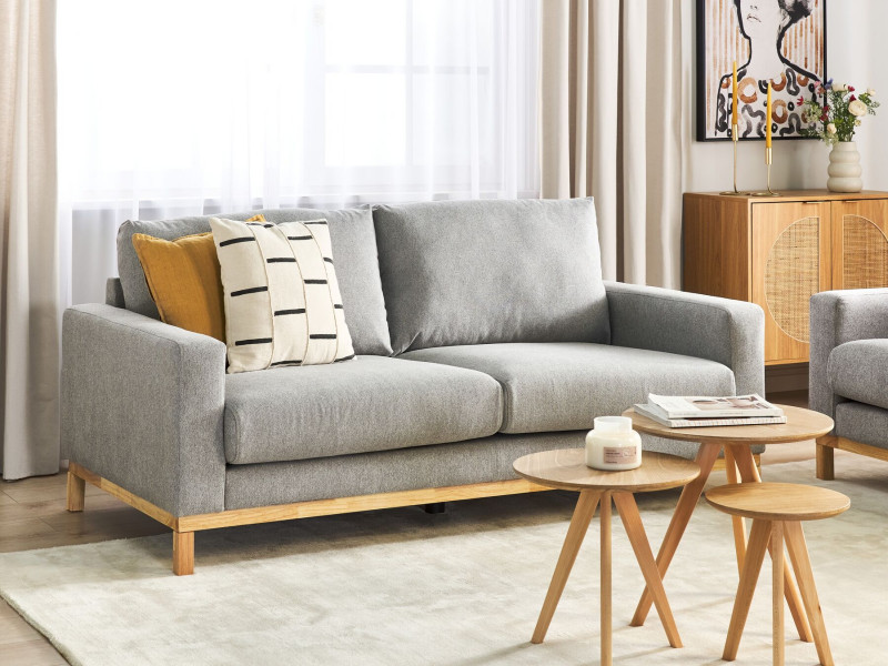 Sofa SIGGARDSzary dla 2 osób