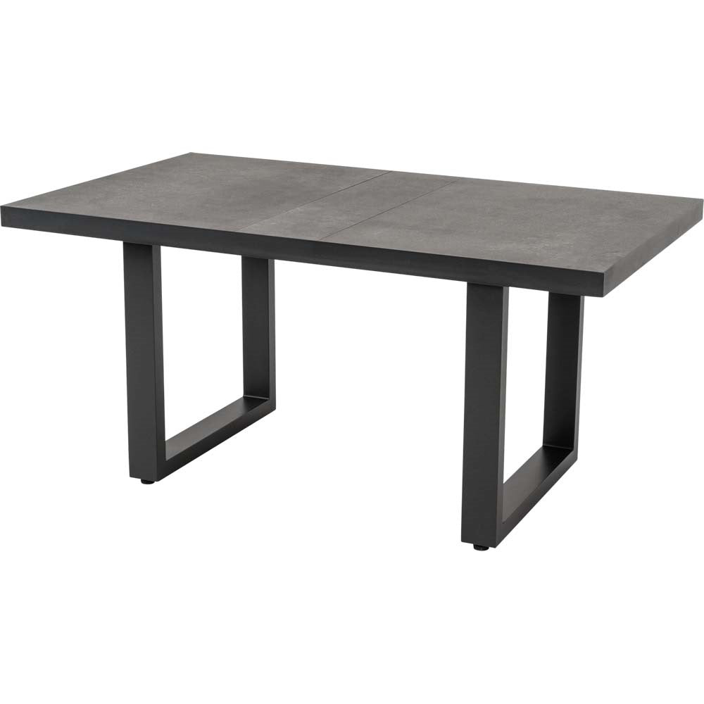 Lesli Living tuintafel Murcia - grijs - 140x85x67cm
