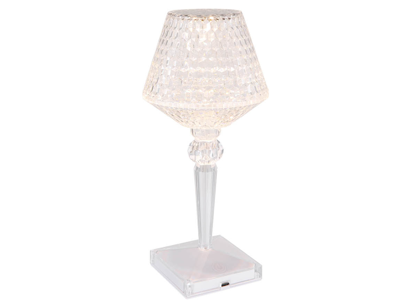 Lampa stołowaGixi LED transparentna