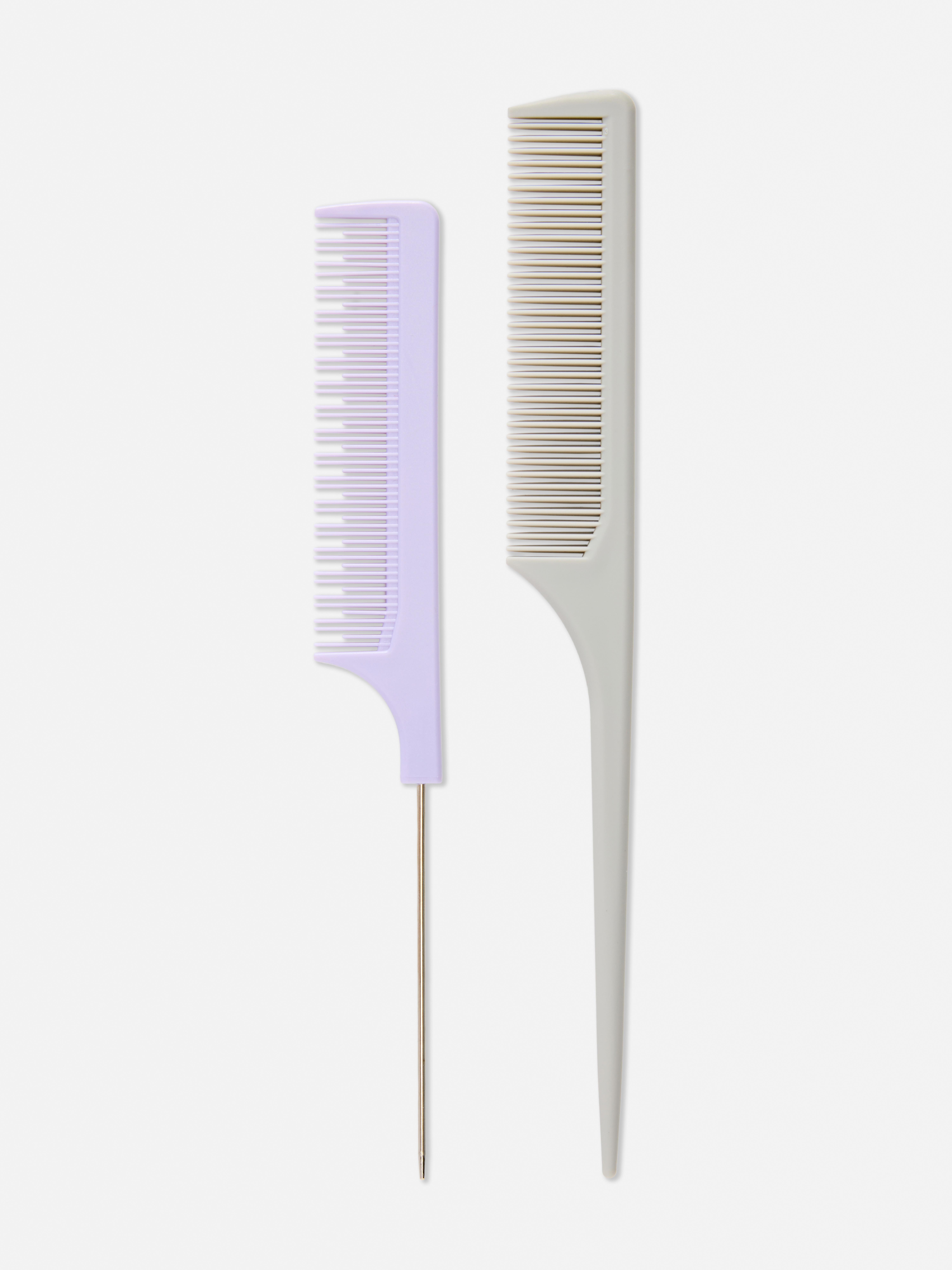 2pk Pin Tail Hair Combs