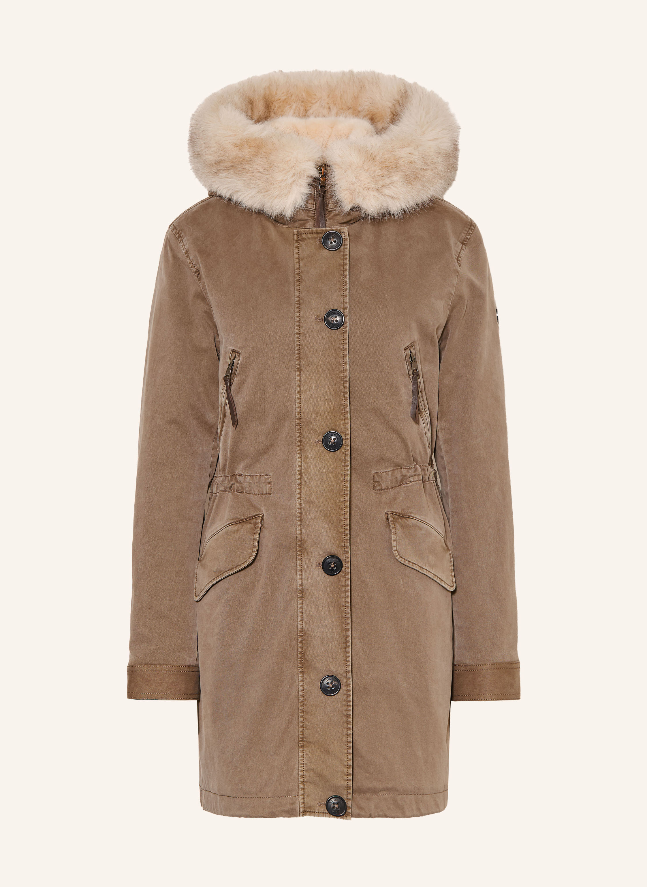 BLONDE No.8 Parka ASPEN mit abnehmbarem Kunstfell