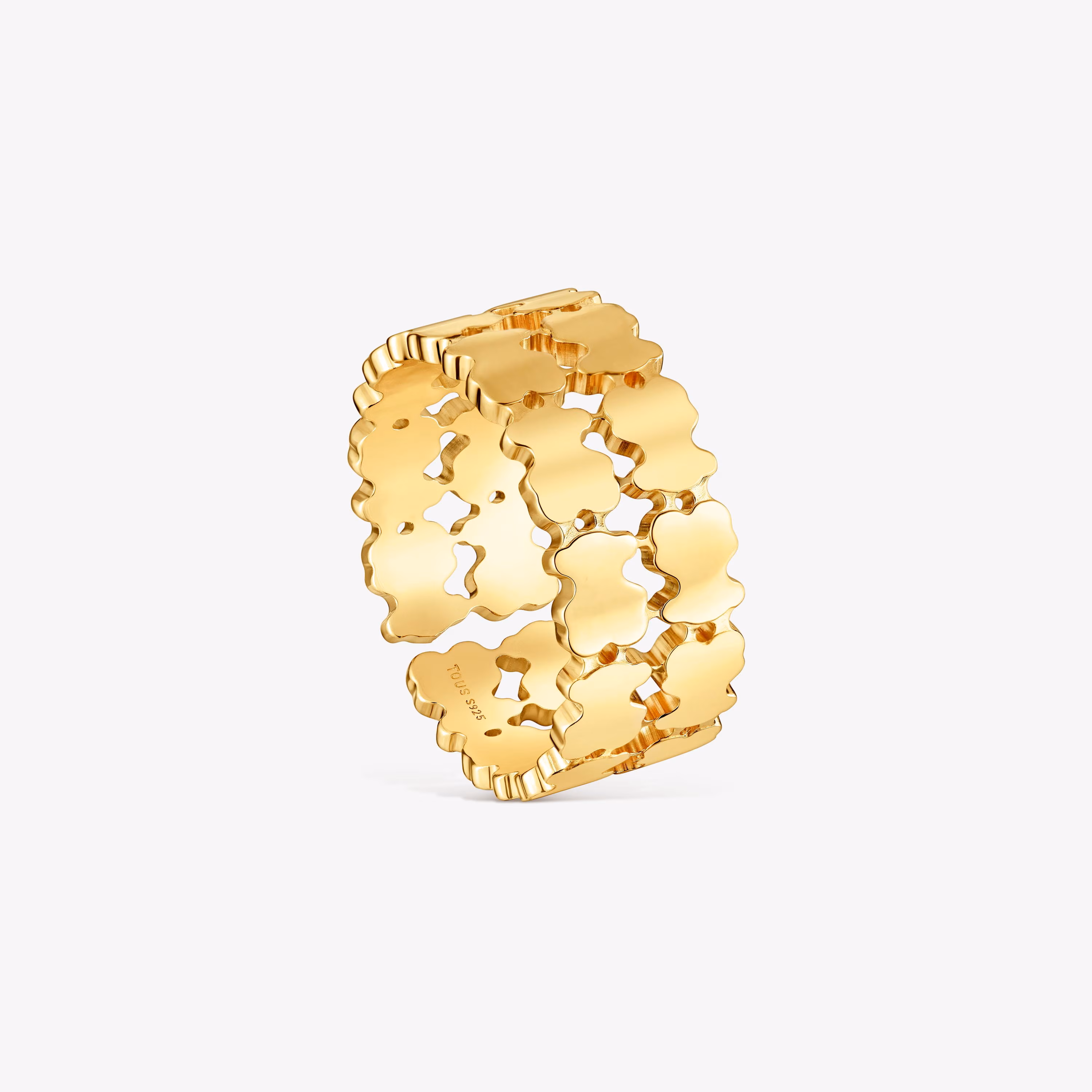 Anillo con baño de oro 18 kt sobre plata TOUS Sweet 40s