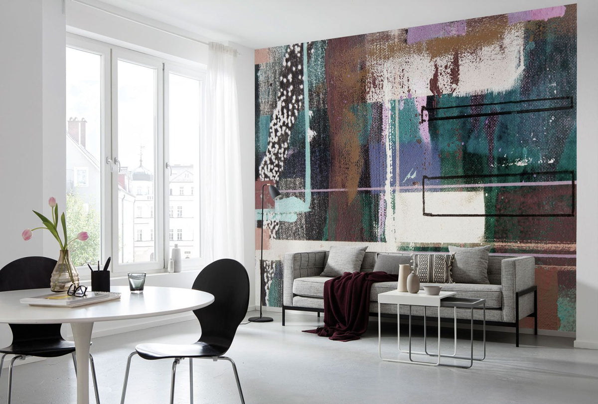 Sanders & Sanders fotobehang kunst multicolor - 500 x 280 cm - 612375