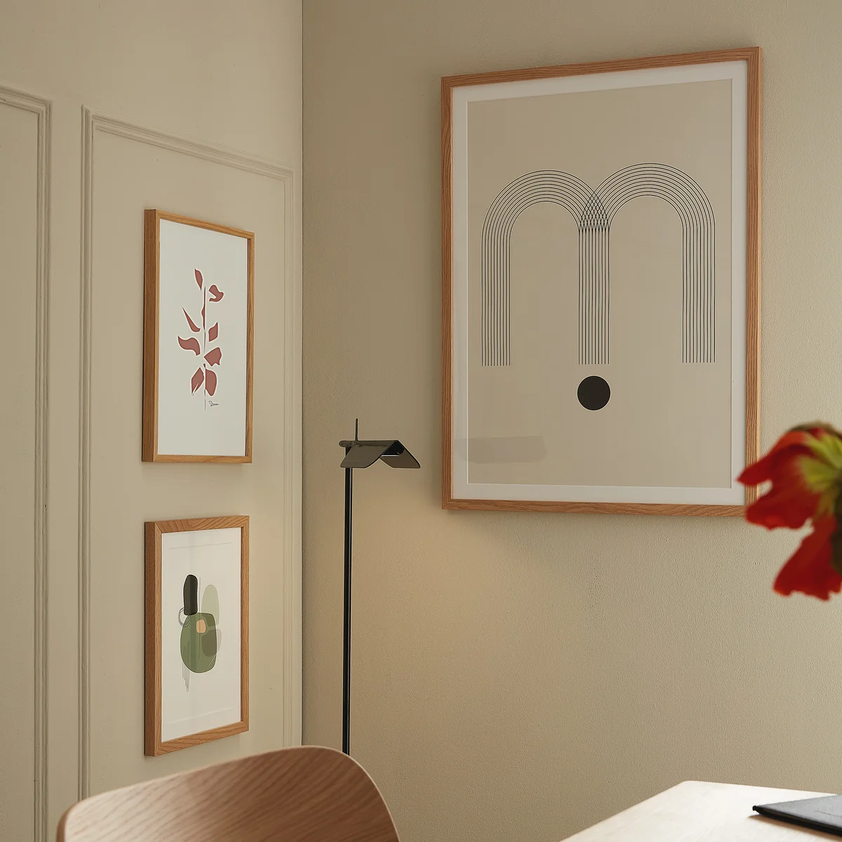 artvoll - Graphic Arches M Poster, terracotta, 30 x 40 cm