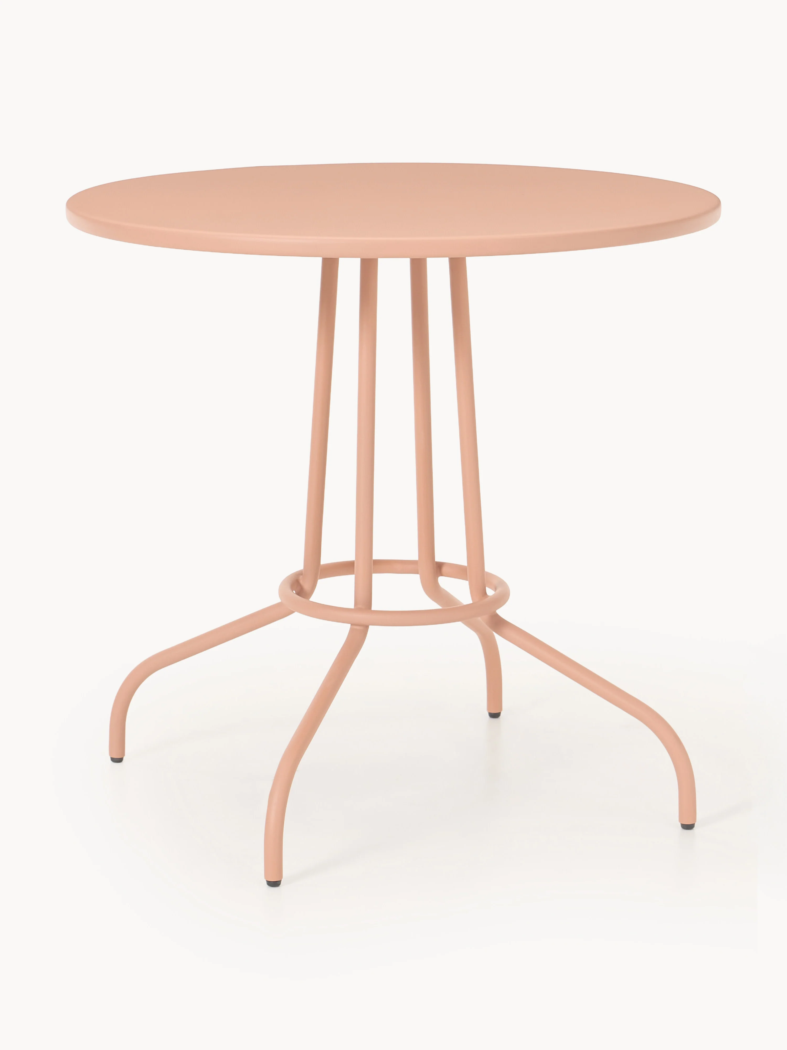 Runder Garten-Bistrotisch Giovanni aus Metall, Ø 70 cm