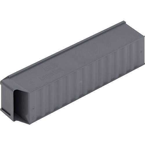 Alutec 66029 bac à bec empilable plastique 400 x 91 x 81 mm gris foncé