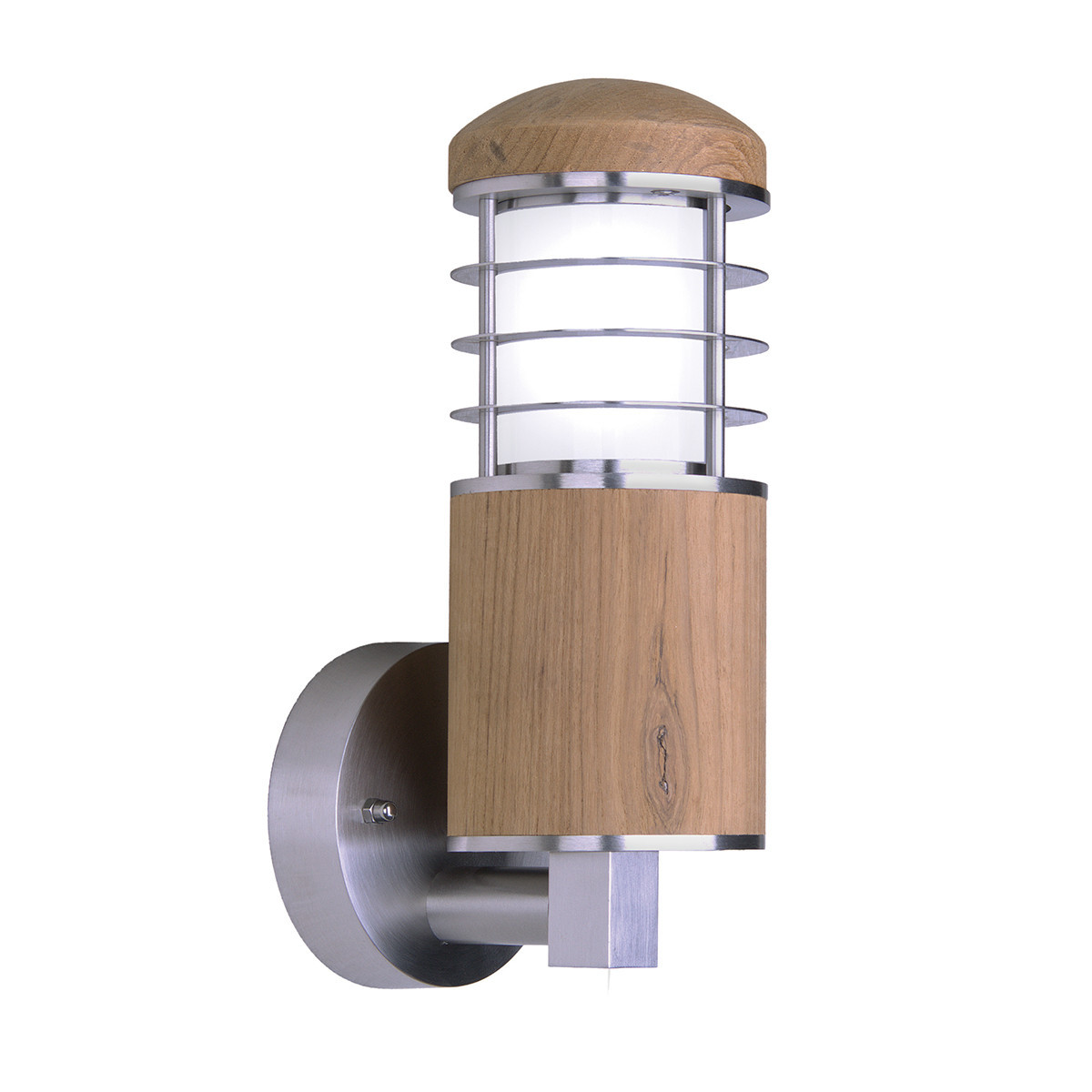 Kinkiet zewnętrznydrewno tekowe Poole 1xE27x40W IP44 Garden Zone