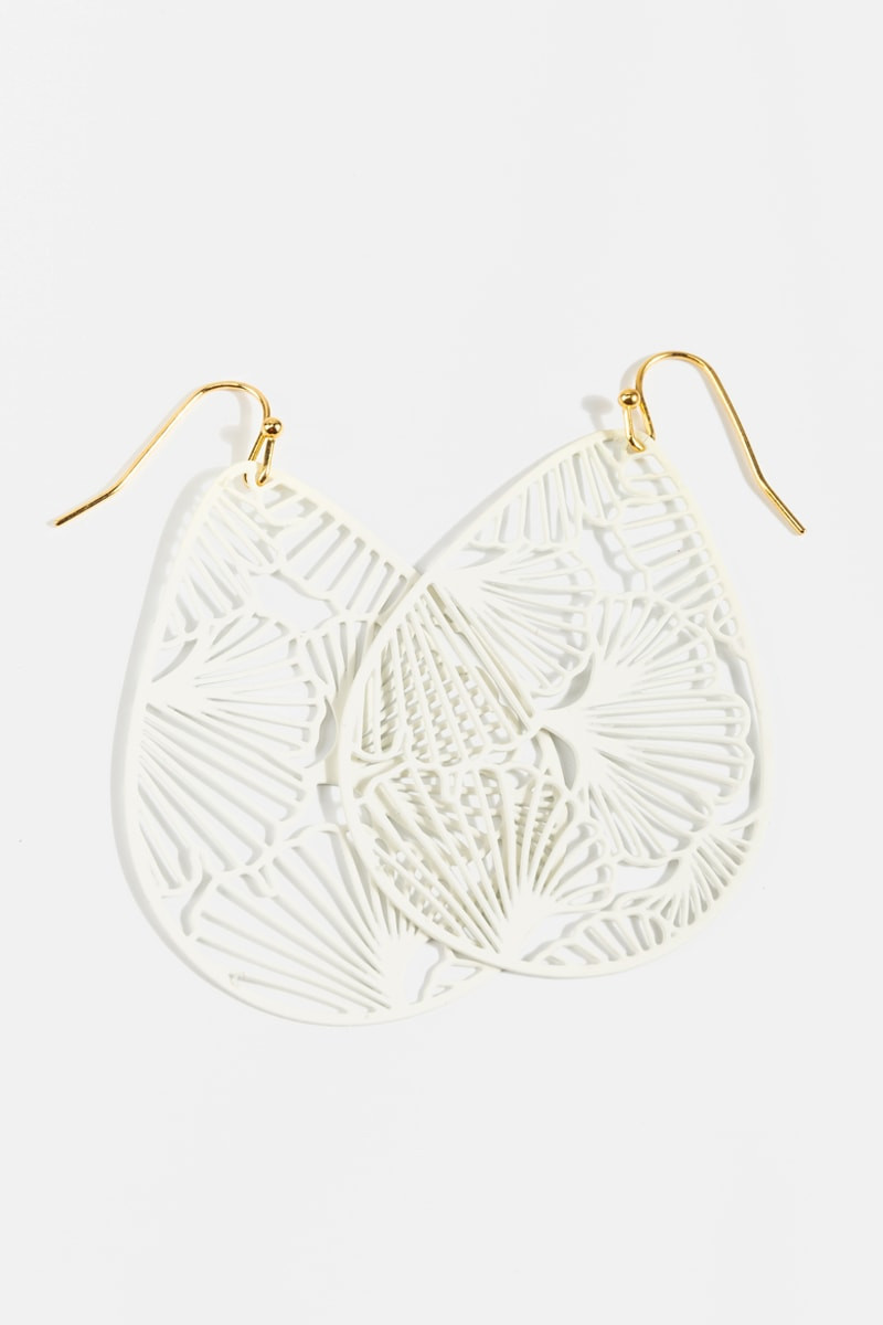 Rae Filigree Teardrop Earrings