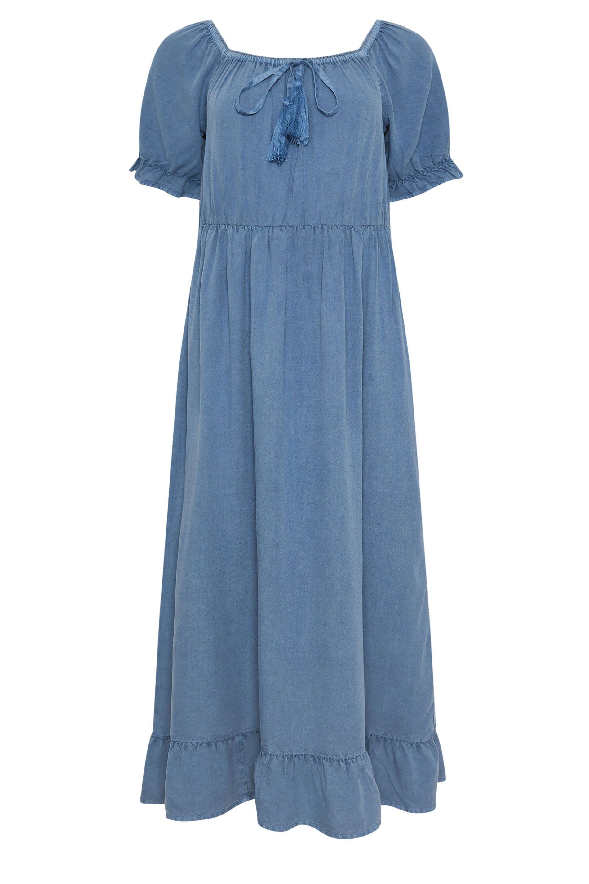 M&Co Tassel Detail Smock Dress