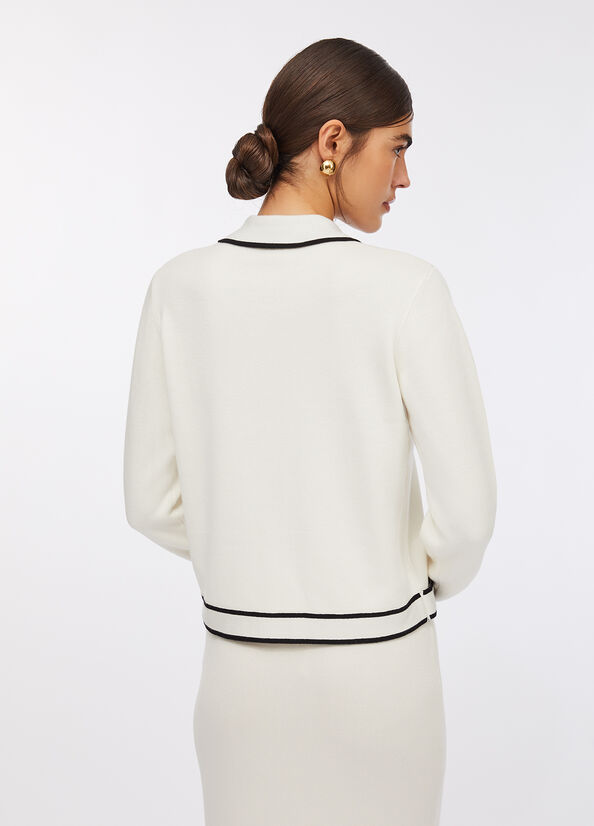 Cardigan con zip