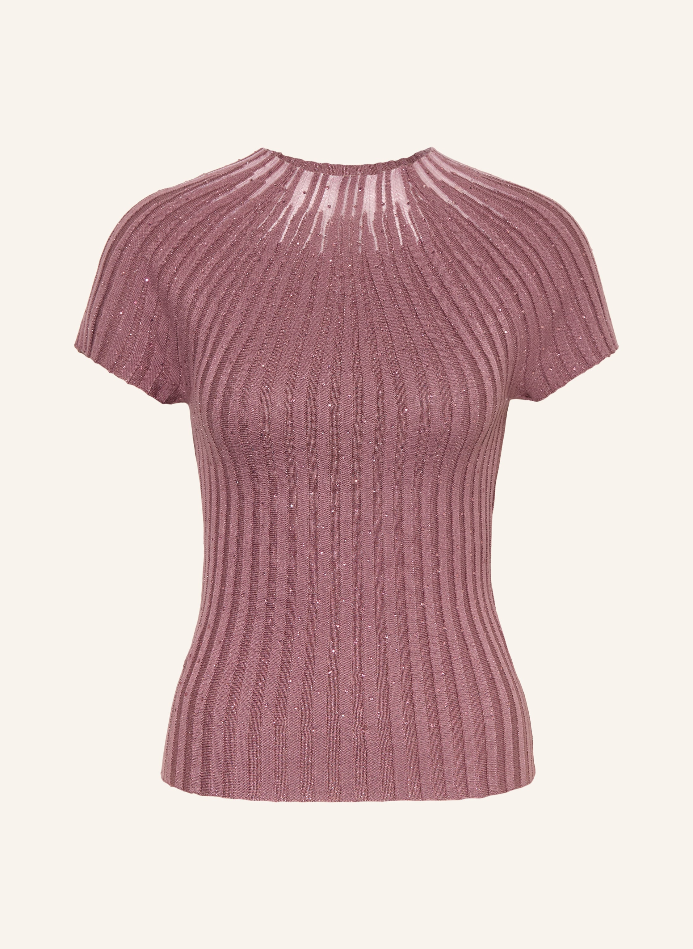 GUESS Strickshirt mit Schmucksteinen