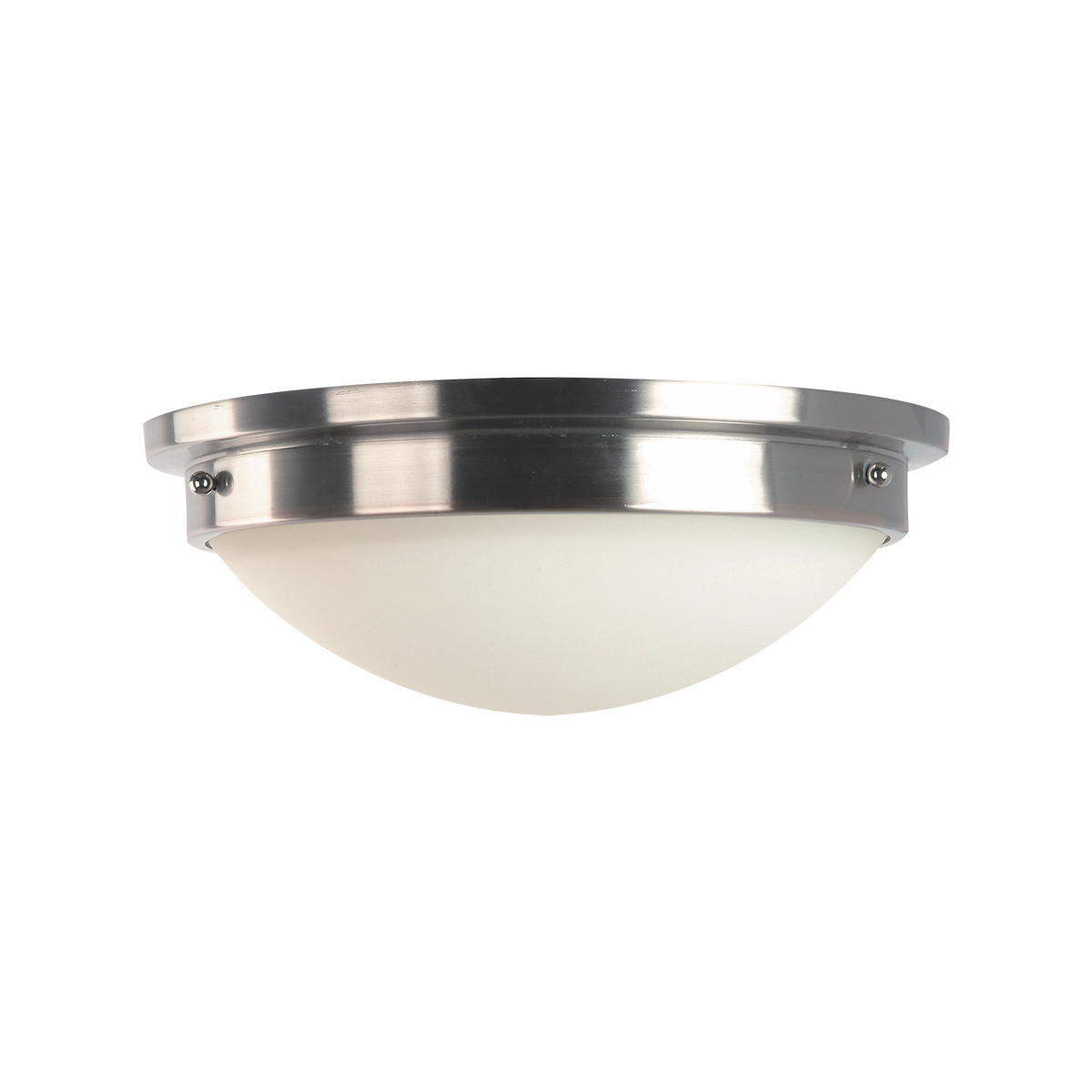 Plafonpolerowany nikiel-biały okrągły 31,8cm Gravity 2xE27x40W IP20 Feiss