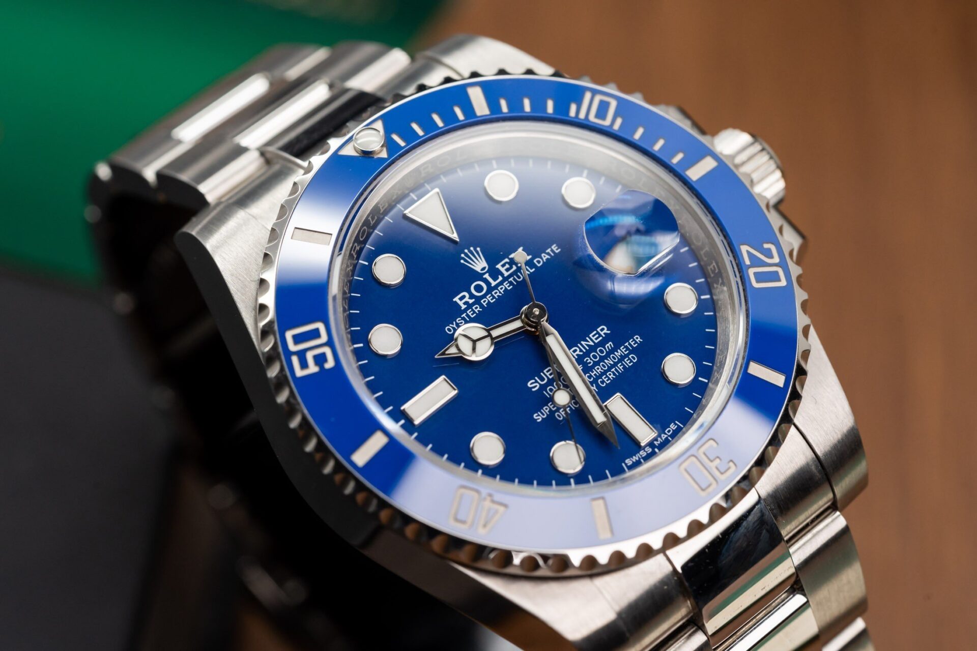 Rolex Submariner 116619LB Smurf 904L Steel Blue Dial 40mm Oyster Super Clone