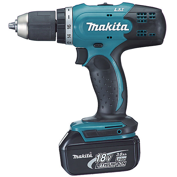 Pack outils électroportatifs (perceuse-visseuse, visseuse à chocs) et radio avec lanterne Makita - 18V 2x3Ah