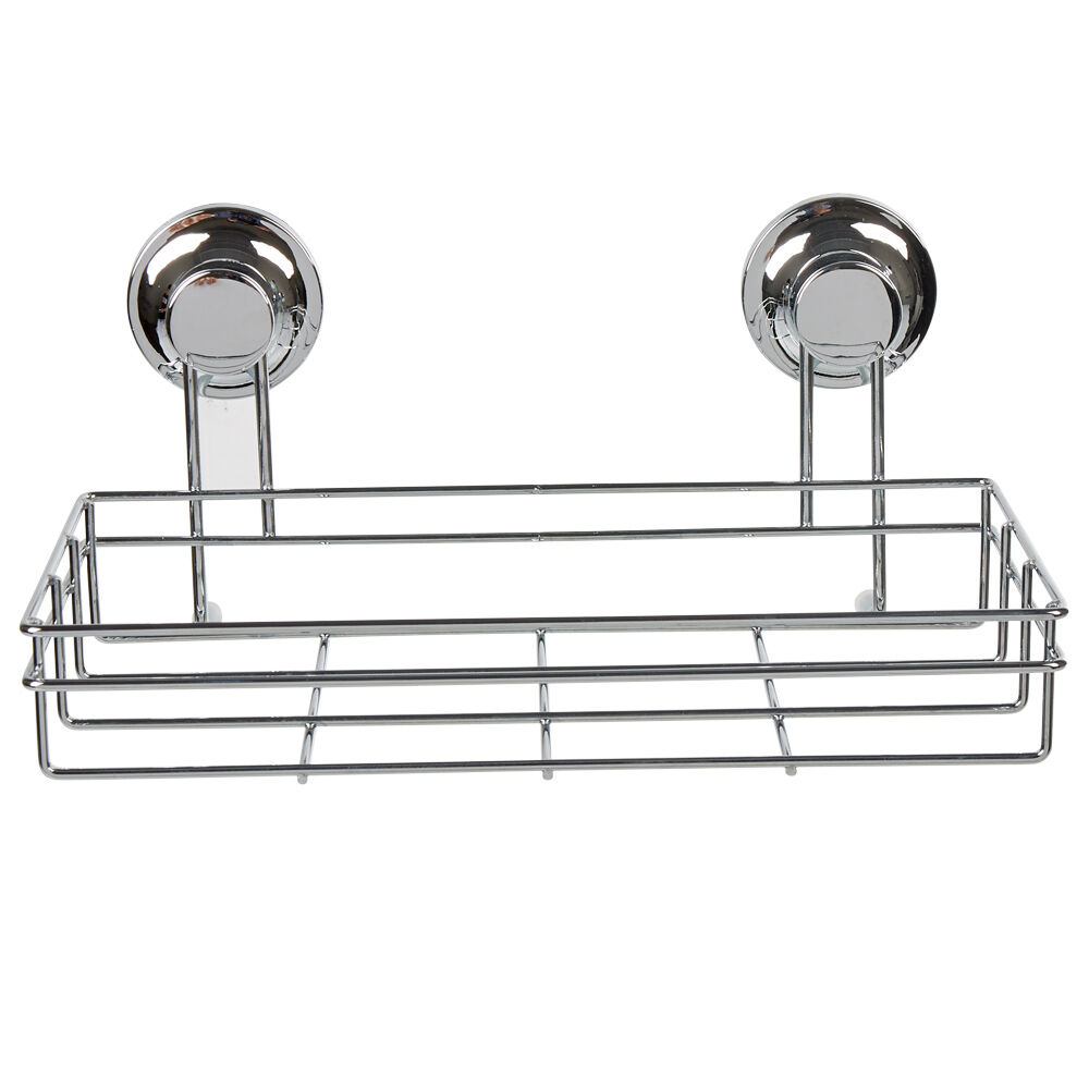 Panier serviteur de douche à ventouse inox