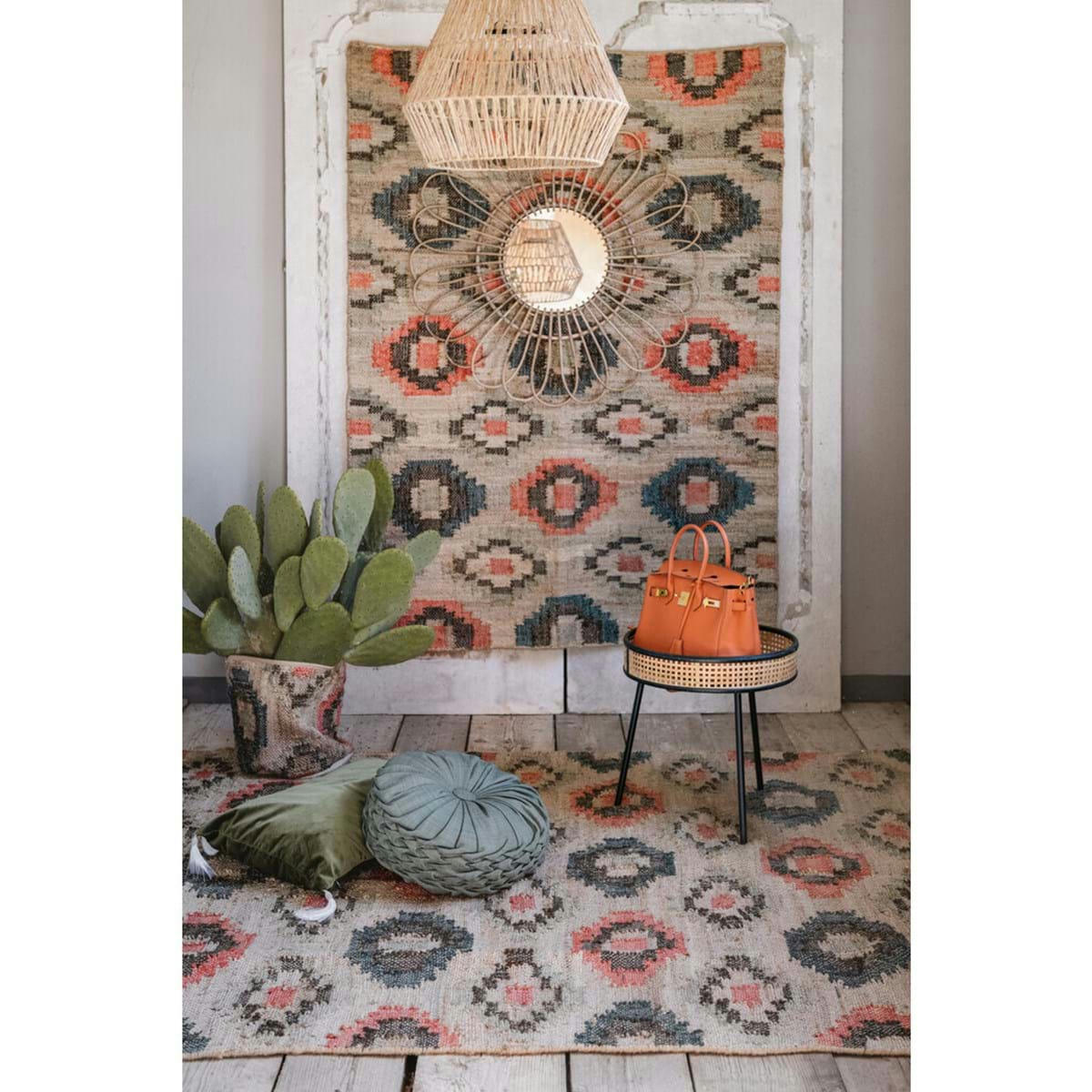 - Panier en jute multicolore Ø25