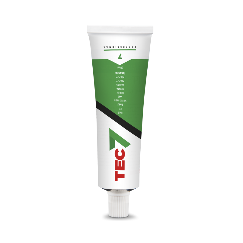 Colle-mastic professionnelle multi-usages blanche 0,05 L TEC7