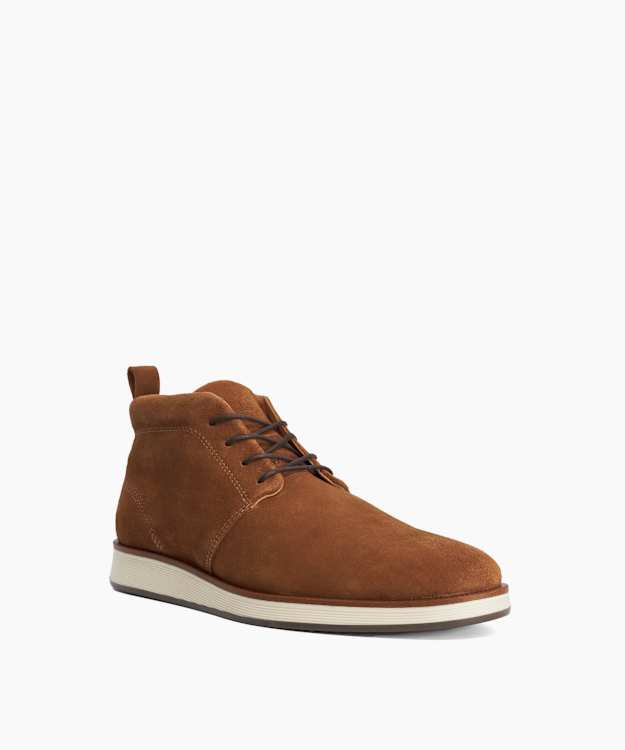 Smoky Tan - Casual Suede Lace-Ups