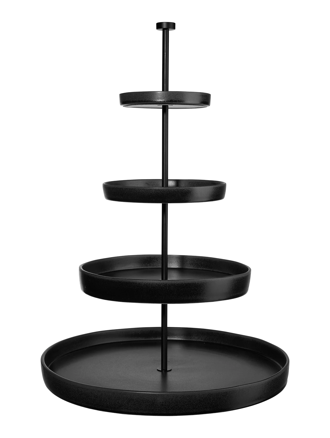 etagere, 4-stufig, black iron