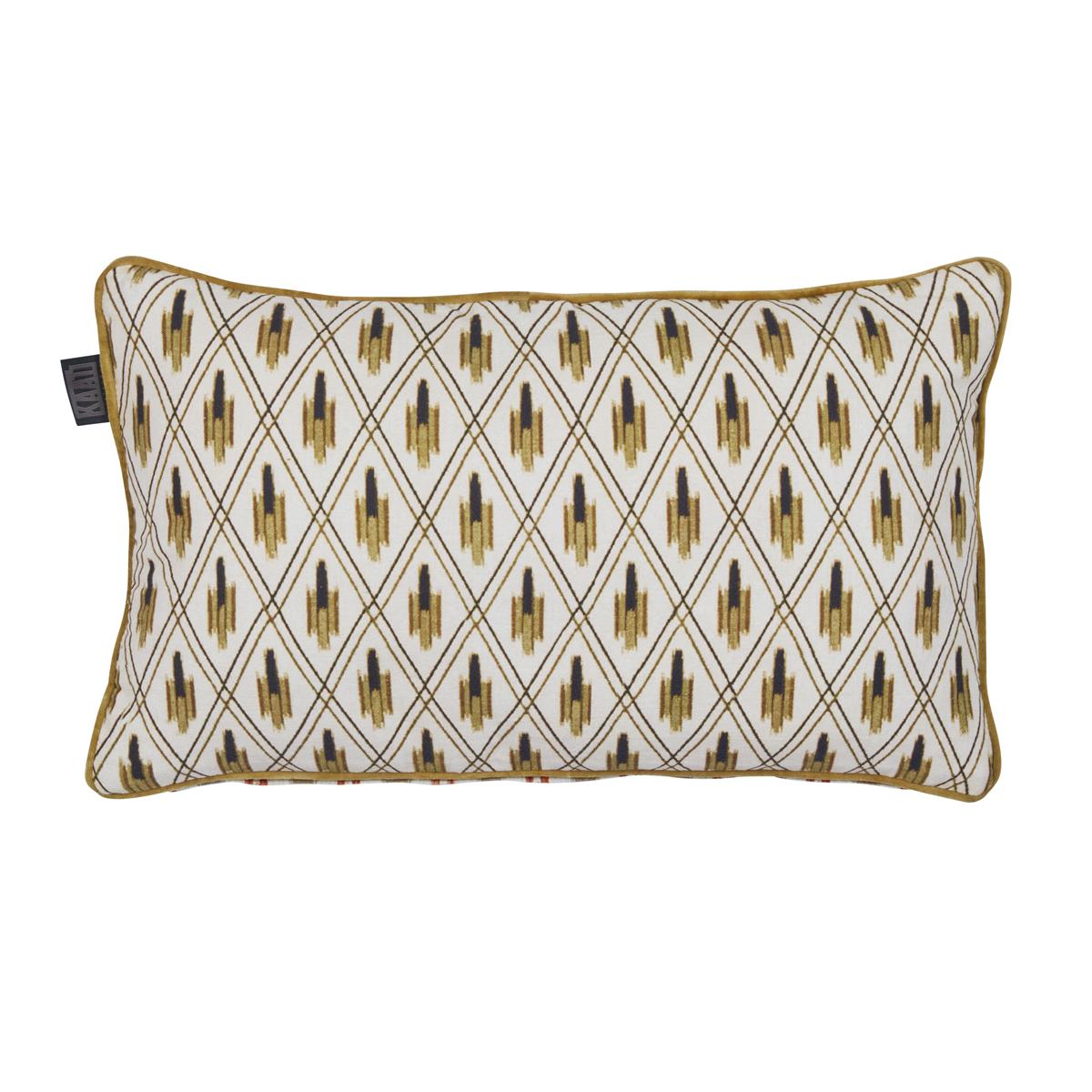 KAAT Amsterdam decoratiekussen Ikaty - 30x50 cm - olijfgroen