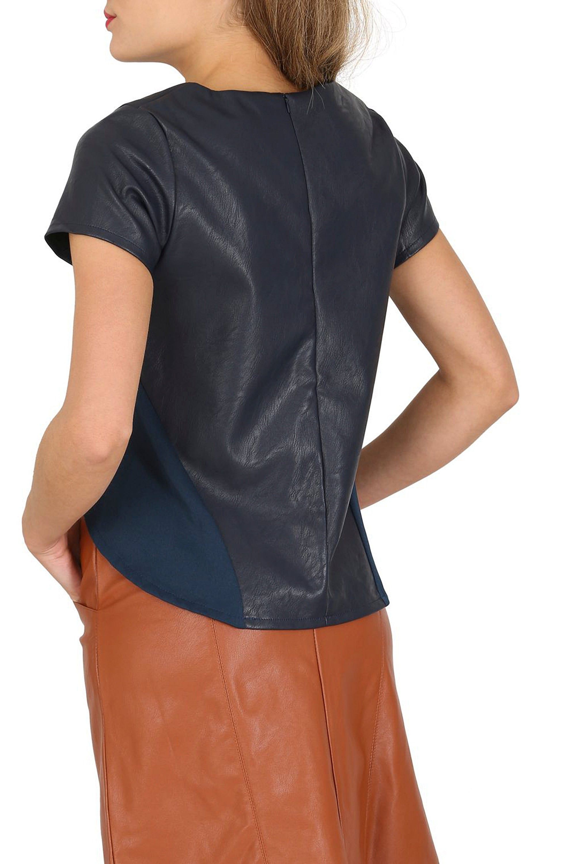 Cutie London Panelled Leatherette Top