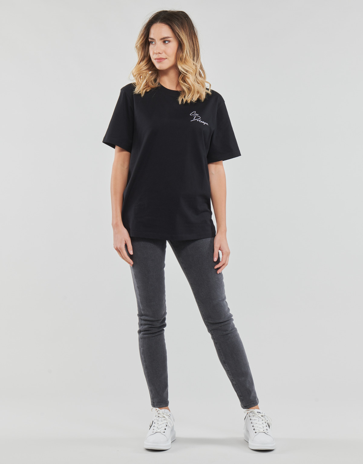 Karl Lagerfeld - KLXCD SKINNY DENIM PANTS - Grey