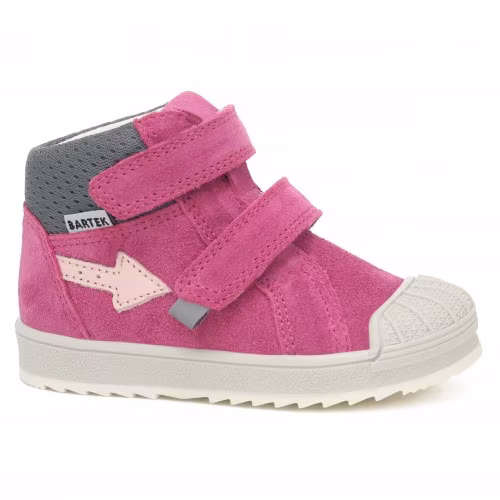 Sneakers BARTEK 11948039, dla dziewcząt, różowy