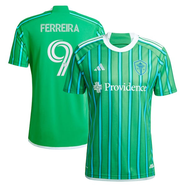 Jesus Ferreira Seattle Sounders FC adidas 2024 The Anniversary Kit Replica Player Jersey - Green