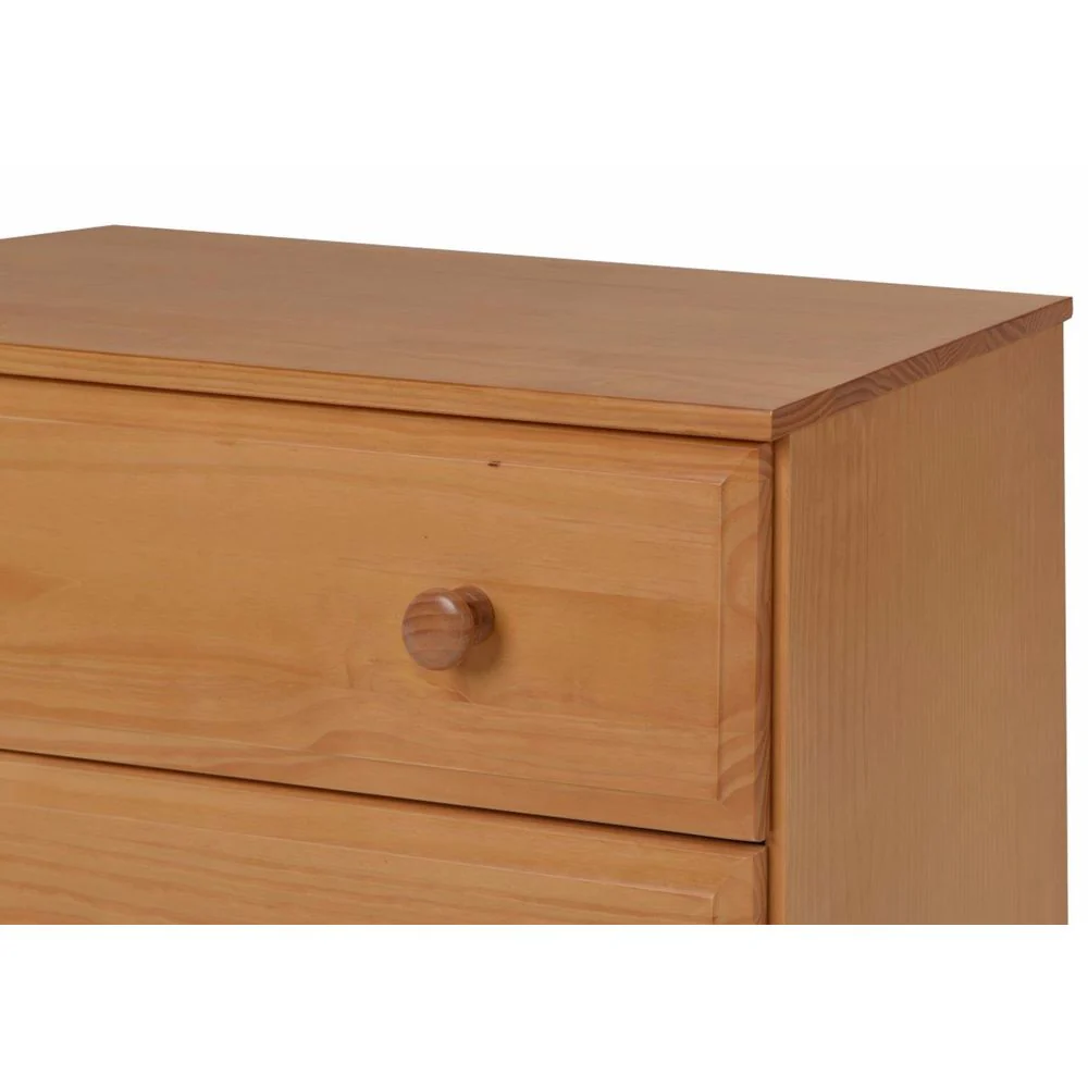 Camaflexi Natural Wooden Three Drawer Dresser