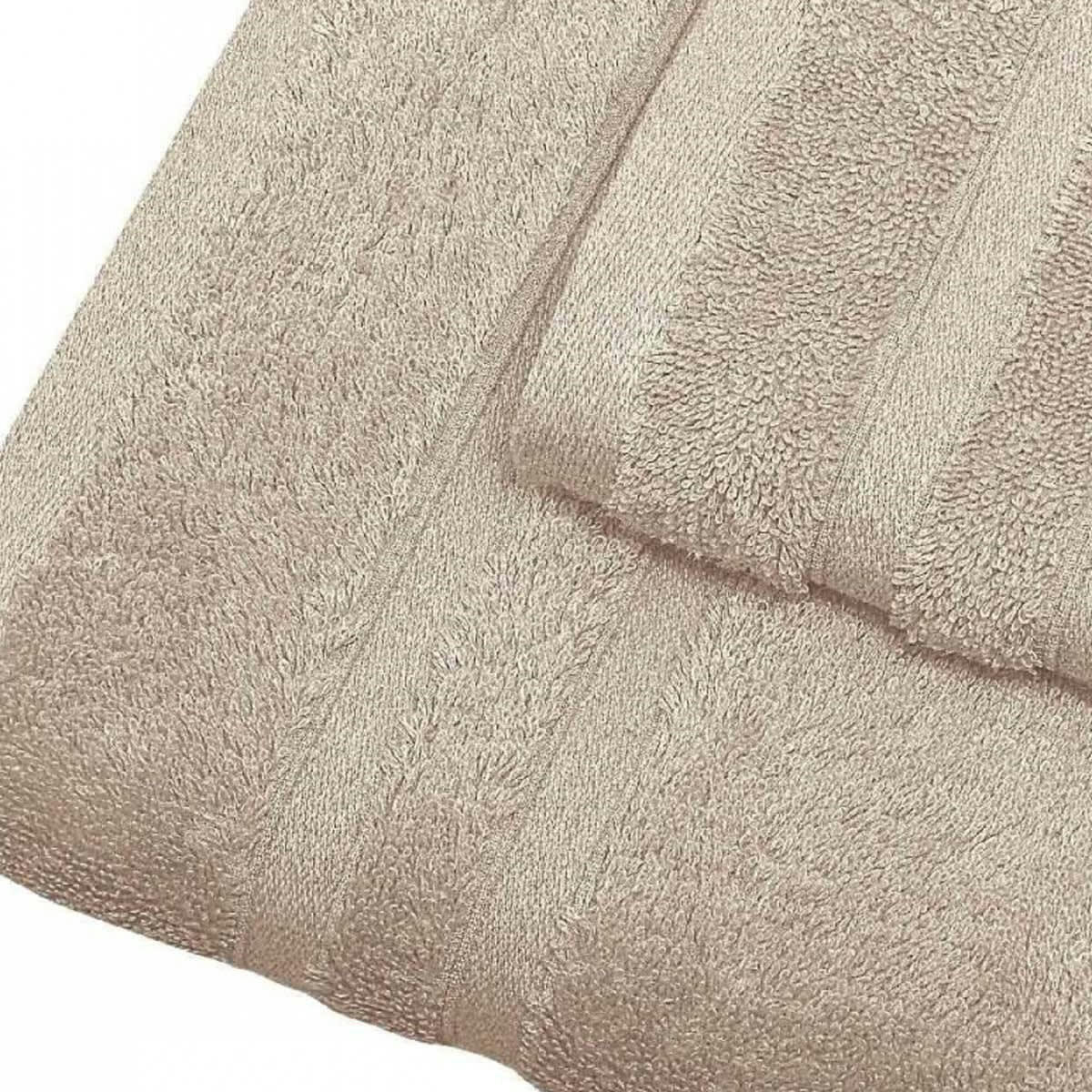 SENSILK - Drap de bain 600 gr/m²  sable 70x140 cm