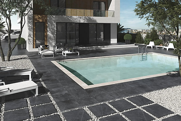 Carrelage Slaterock 2cm Bone - ADZ 59.5 x 59.5cm( vendu par boite de0,71 m² )