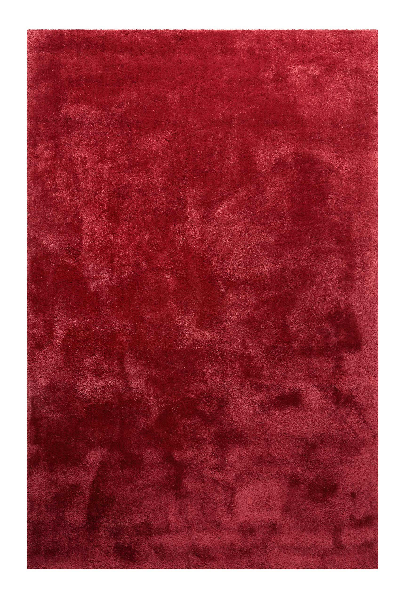 PISA - Tapis en microfibre dense rouge  130x190 cm