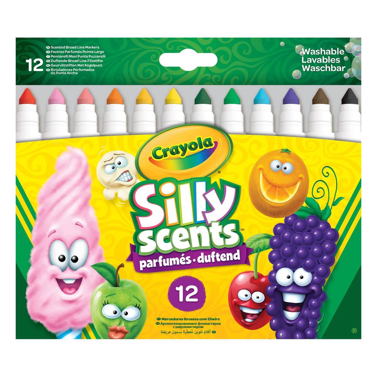 Crayola Silly Scents Broad Line Scented Markers 12 Pack