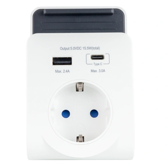 USB-Ladegerät, 2xUSB (TypA TypC)