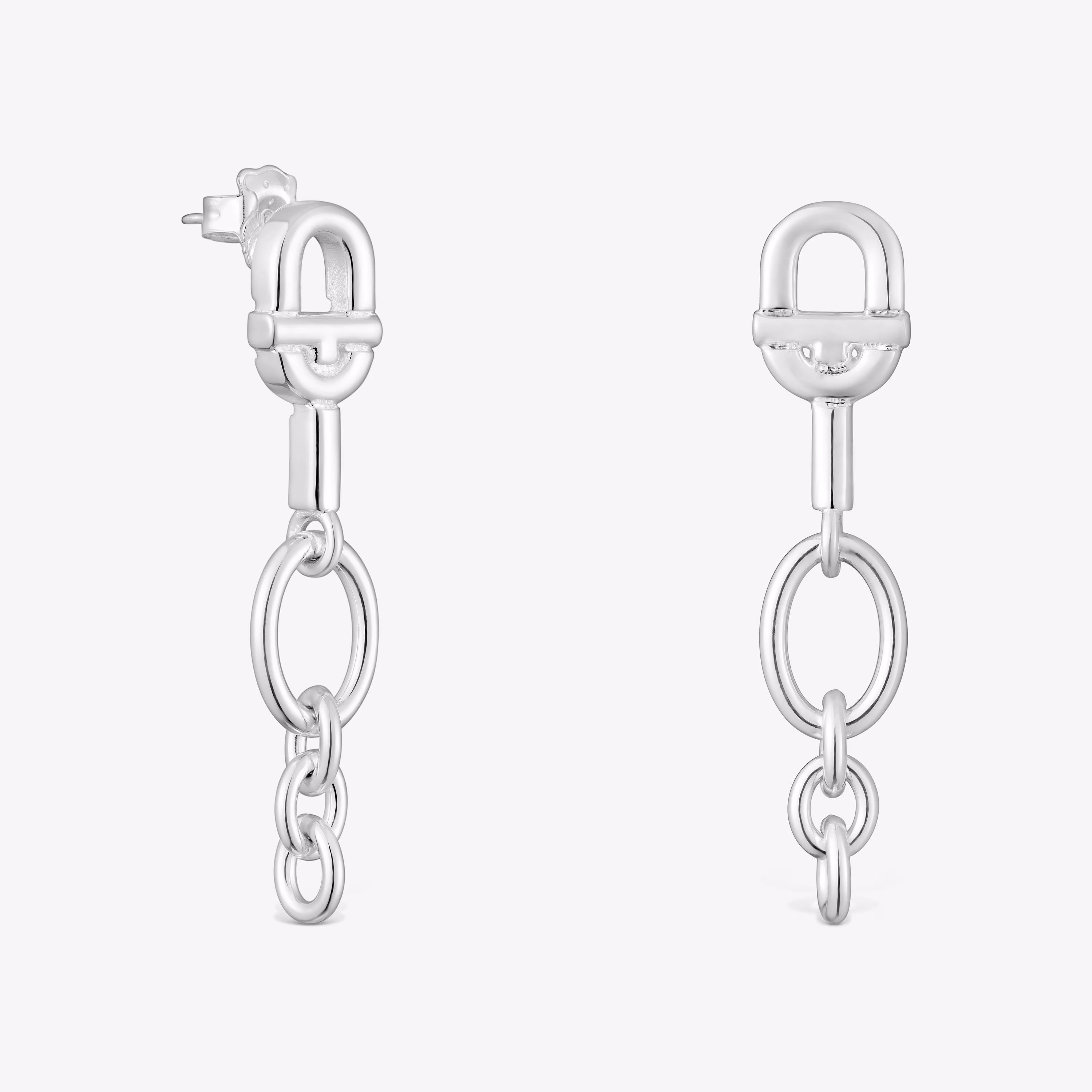 Pendientes largos de plata TOUS MANIFESTO