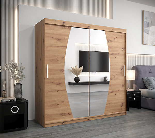 Armoire Elypse à Portes Coulissantes 200/200/62 2 Portes
