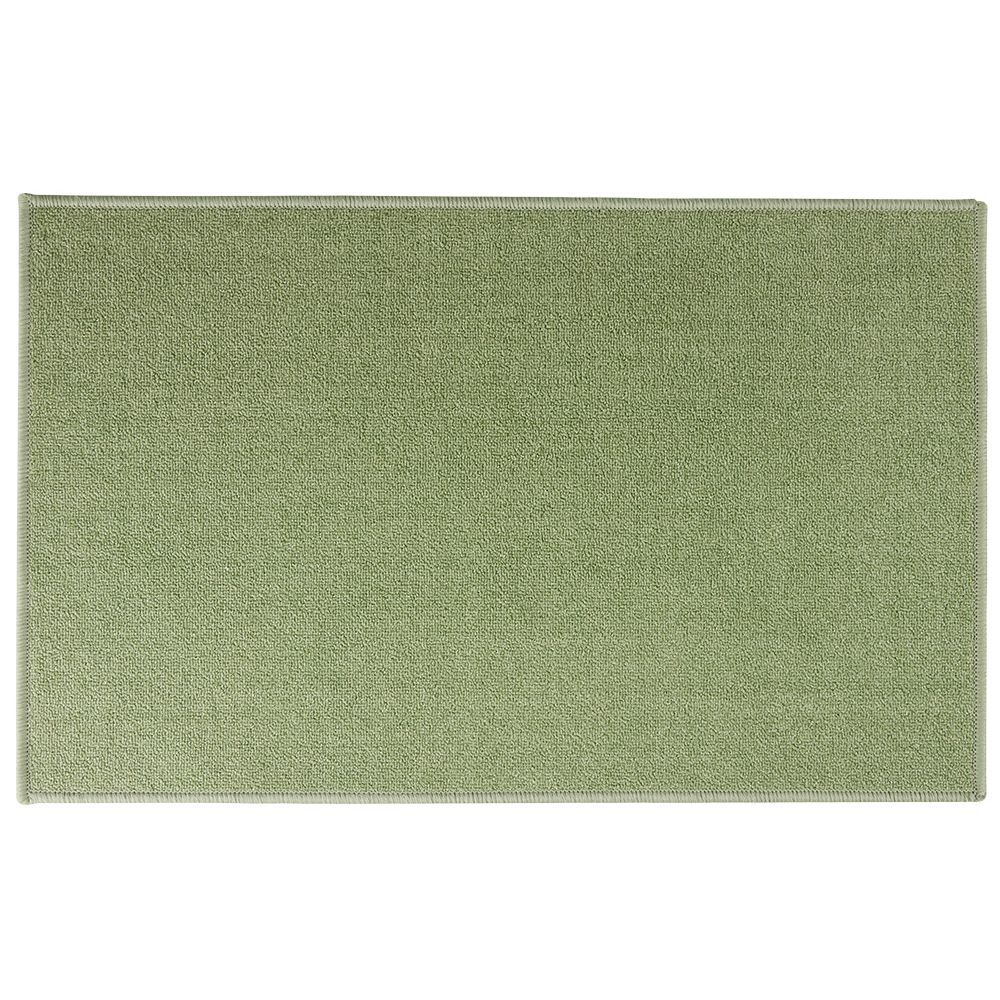Tapis de cuisine latex uni vert 80x50 cm
