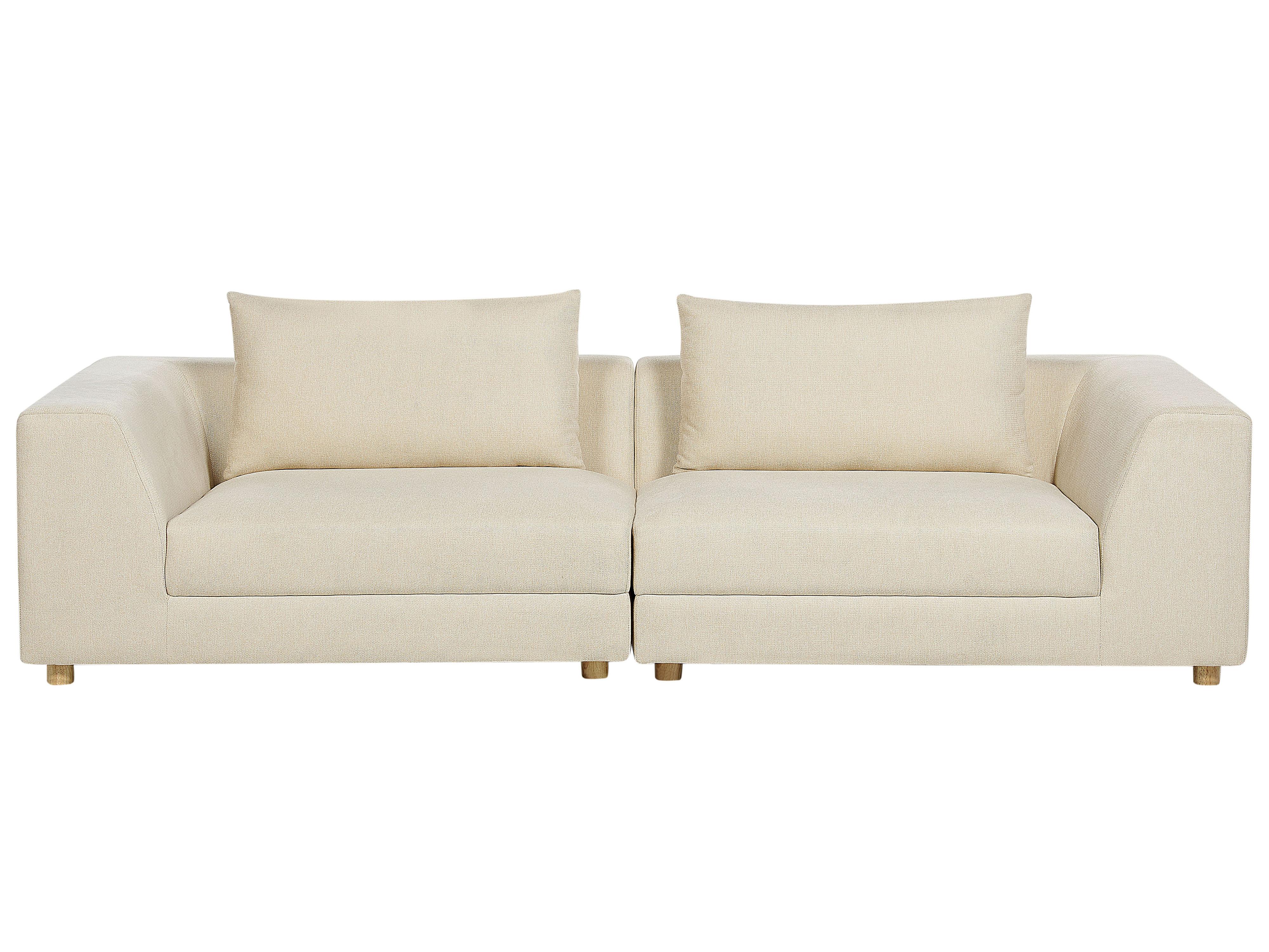 Sofa 3 Seater LERMON Fabric Beige