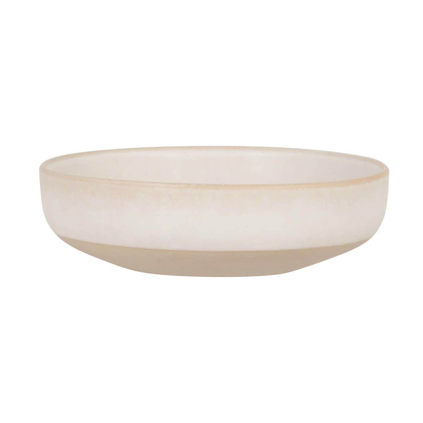 TADAKI - Assiette creuse en grès beige