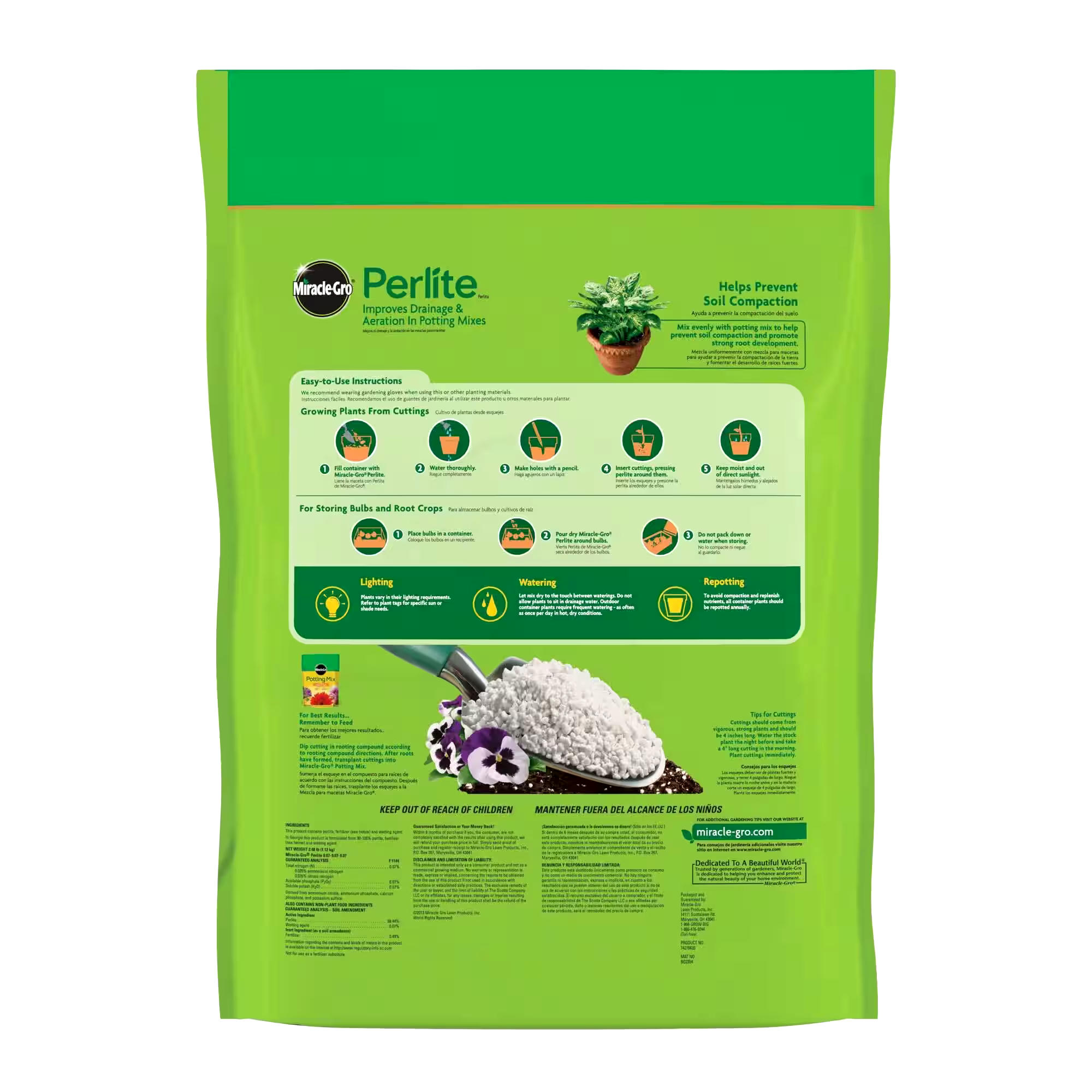 Miracle-Gro® Perlite Soil, 0.04-0.01-0.06, 8.8-L