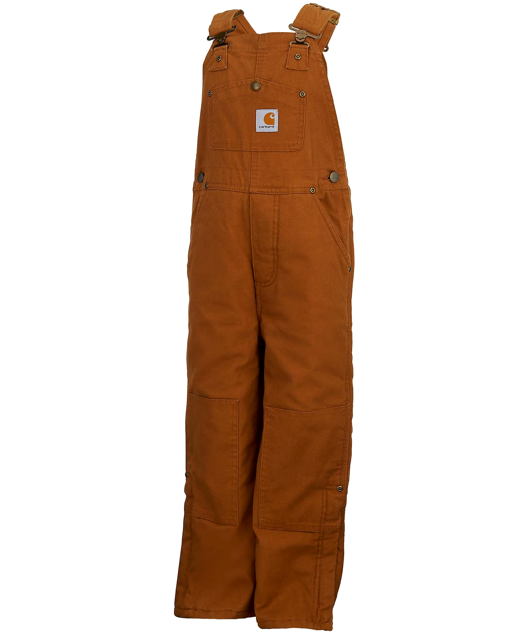 Carhartt Kids' Unisex Canvas Insulated Loose Fit Bib Overalls