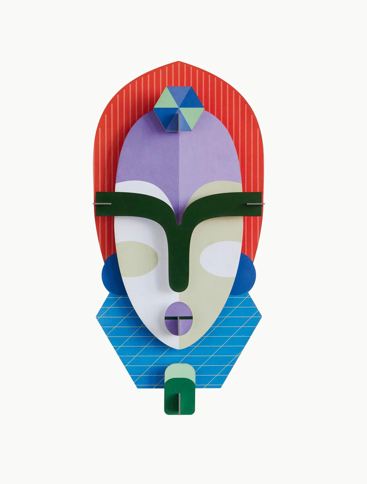 - Sculpture Carton Multicolore 17X36