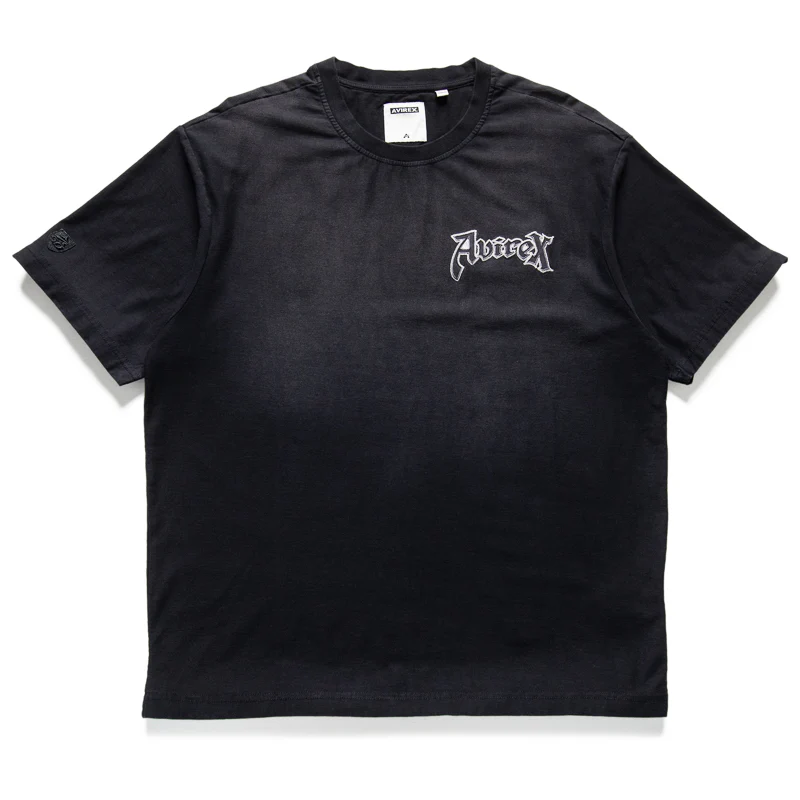 Avirex Washed Tee - Black