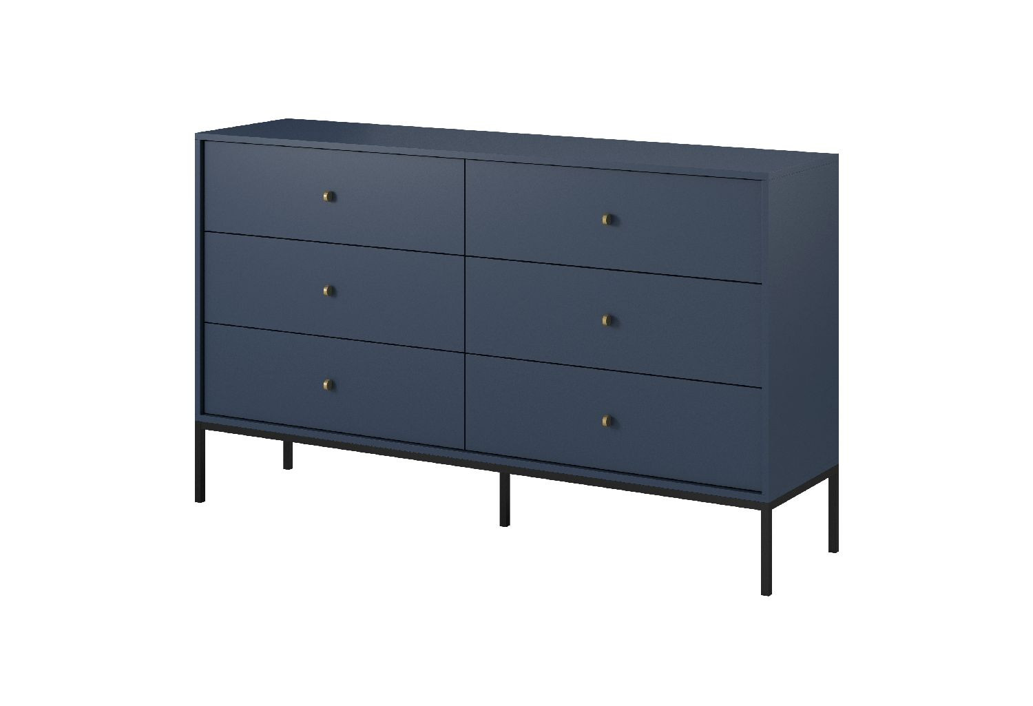 Komoda MONO MKS 154 z czarną ramą