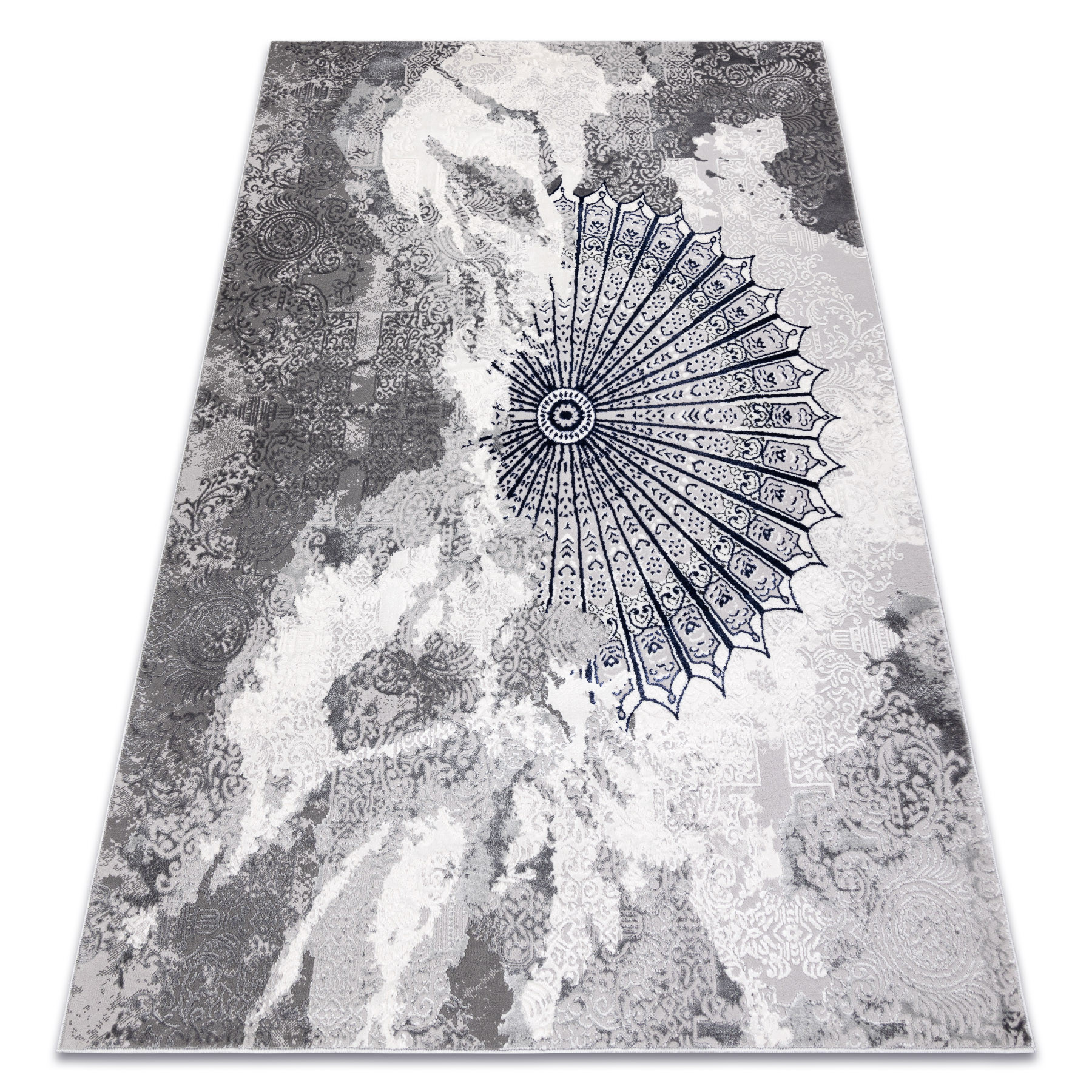 Dywan ALLURE 5715 Abstrakcja - Strukturalny, stylowy, glamour 80x150 cm